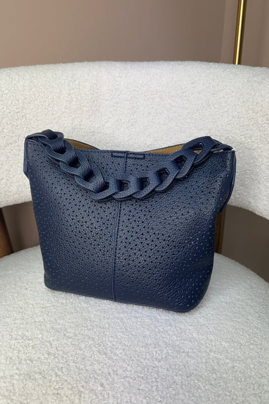 Navy Bucket Bag