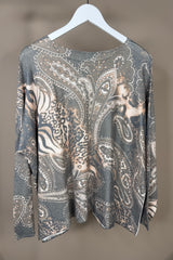 Paisley Animal Deluxe Printed Jumper