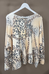 Chained Animal Deluxe Printed Jumper
