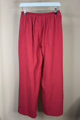 Wine Straight Leg Magic Trousers
