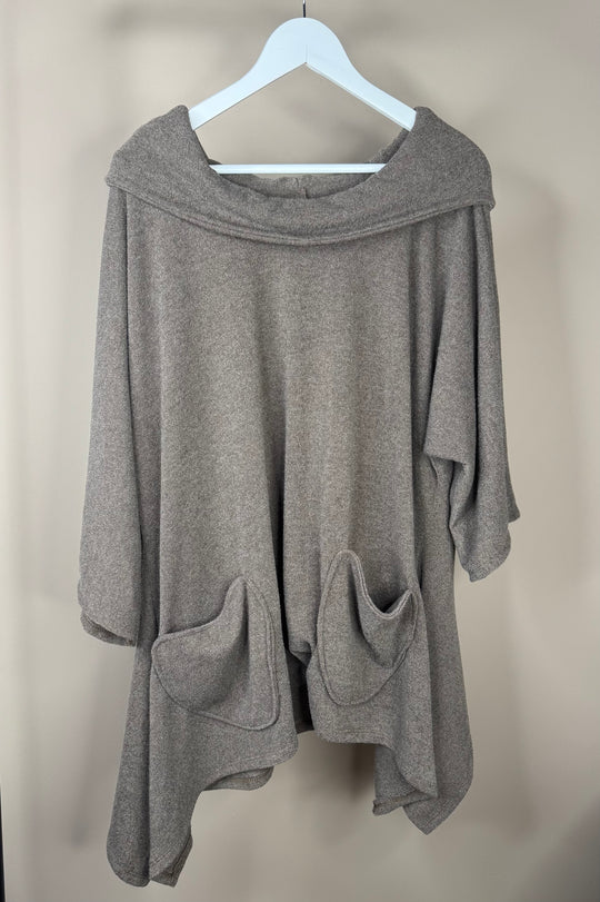 Mocha Hooded Tunic