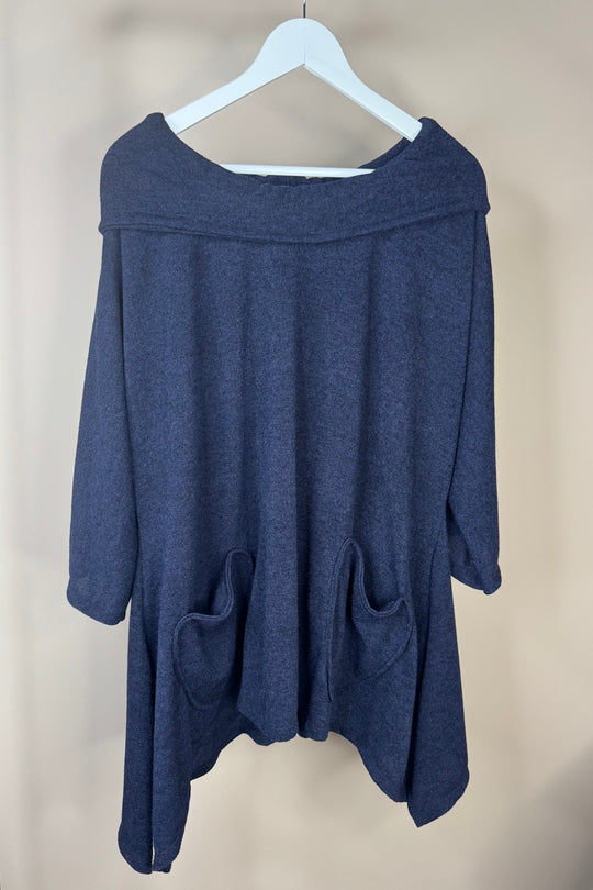 Navy Hooded Tunic