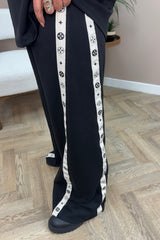 Black Designer Inspired Lounge Set