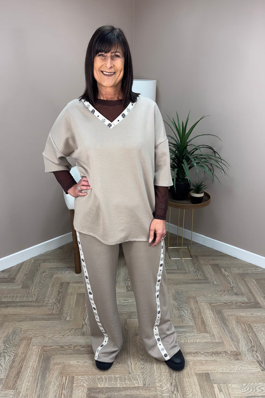 Mocha Designer Inspired Lounge Set