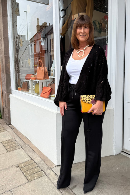 Black Gayle Trousers