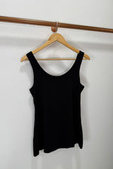 Black Zara Stretchy Basic Vest Top