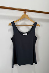 Charcoal Zara Stretchy Basic Vest Top