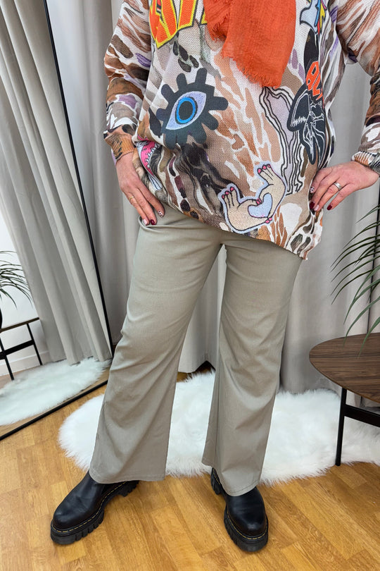 Stone Straight Leg Magic Trousers