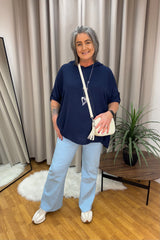 Baby Blue Straight Leg Magic Trousers