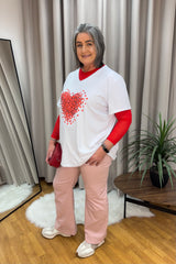 Dusky Pink Straight Leg Magic Trousers