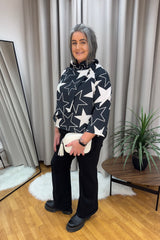 Black Straight Leg Magic Trousers