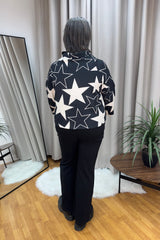 Black Straight Leg Magic Trousers