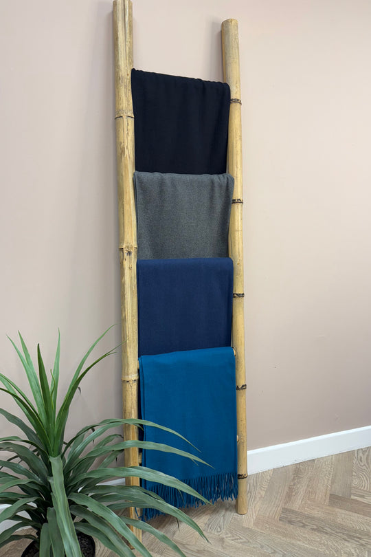 Black Heritage Cashmere Feel Scarf