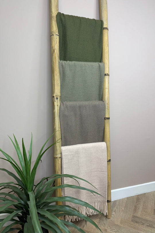 Mocha Cashmere Feel Scarf