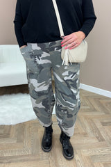Camo Cotton Cocoon Trousers