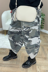 Camo Cotton Cocoon Trousers