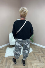 Camo Cotton Cocoon Trousers