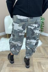 Camo Cotton Cocoon Trousers