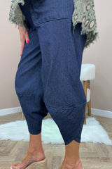 Indigo Denim Cocoon Trousers