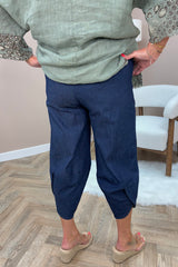 Indigo Denim Cocoon Trousers