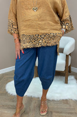 Mid Denim Cocoon Trousers