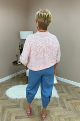 Light Denim Cocoon Trousers