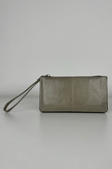 Taupe Grey Wrist Wallet