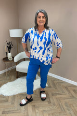 Cobalt Blue Magic Stretch Trousers