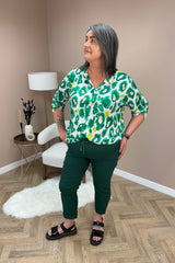 Forest Green Magic Stretch Trousers