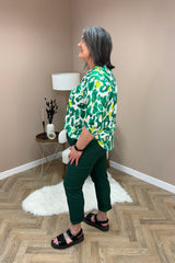 Forest Green Magic Stretch Trousers