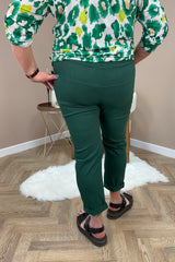 Forest Green Magic Stretch Trousers
