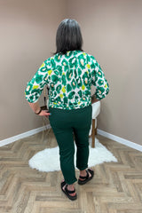 Forest Green Magic Stretch Trousers