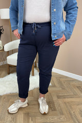 Curve Navy Magic Trousers