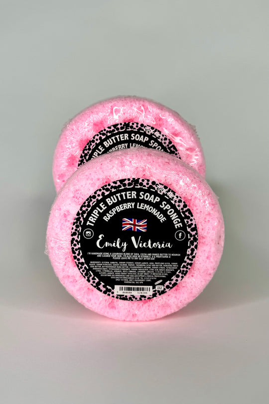Raspberry Lemonade Soap Sponge