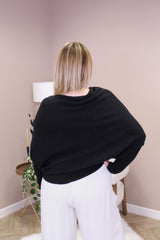 Black Slouch Jumper
