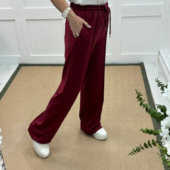 Burgundy Gayle Trousers