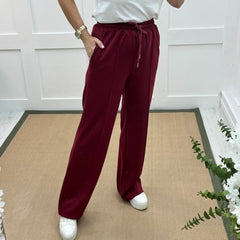Burgundy Gayle Trousers