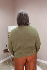 Khaki Green Slouch Jumper