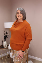 Tan Slouch Jumper