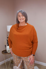 Tan Slouch Jumper