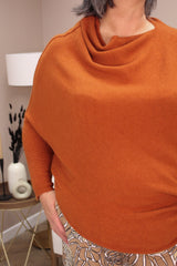 Tan Slouch Jumper
