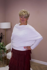 Winter White Slouch Jumper