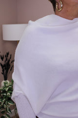 Winter White Slouch Jumper